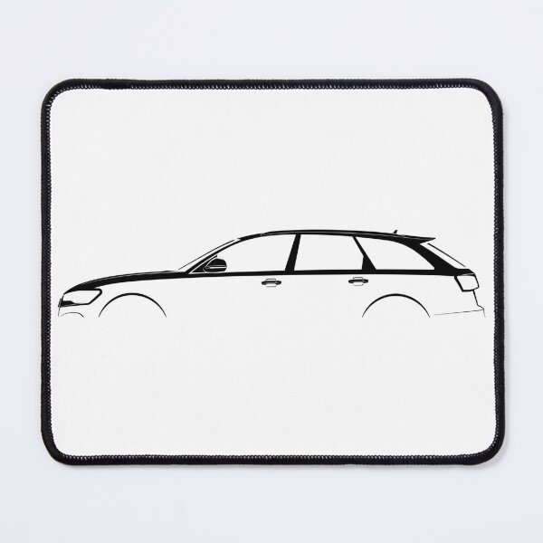 Item preview, RS 6 Avant (2014) (Black) designed and sold by Car Silhouettes.