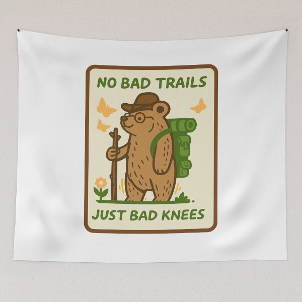 Item preview, No Bad Trails, Just Bad Knees designed and sold by stephenflashart.