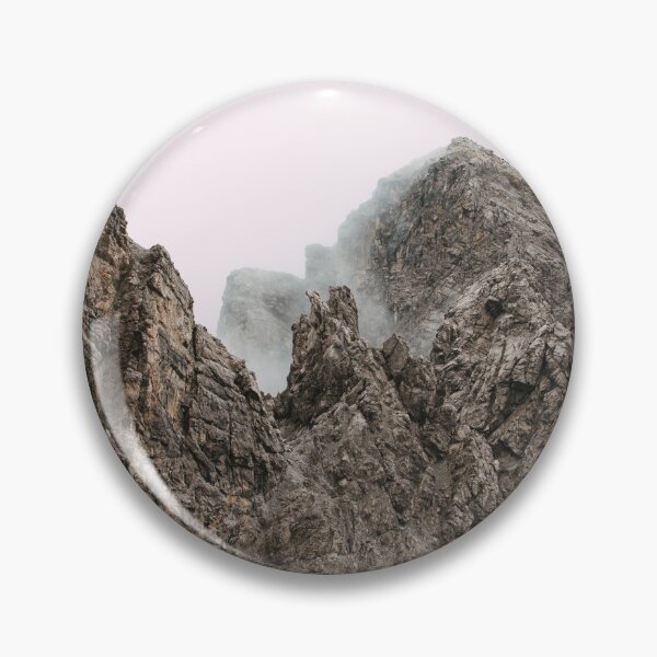 Item preview, Rugged mountain massif shrouded in mist designed and sold by rhosbahu.