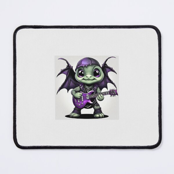 Item preview, Gothic Metal Turtle – Dark Cute Heavy Metal Turtle Illustration designed and sold by Faszination Niederrhein.