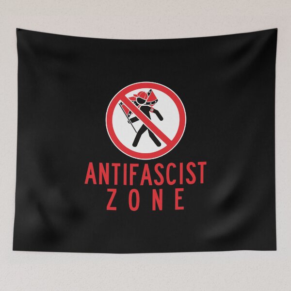 Item preview, Antifascist zone designed and sold by remerasnerdas.