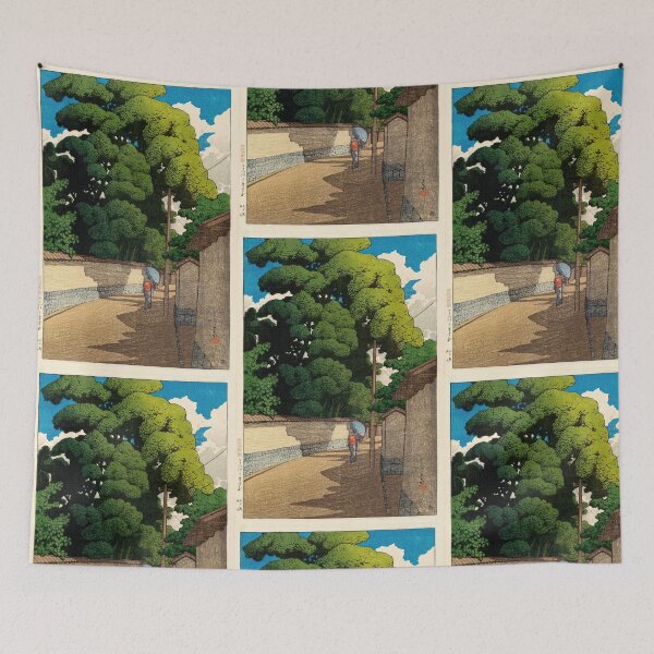 Item preview, Summer Afternoon in Kanazawa by Hasui Kawase: Japanese Poster, Tranquil Scene, Ukiyo-e Art Print designed and sold by artofuniverse.
