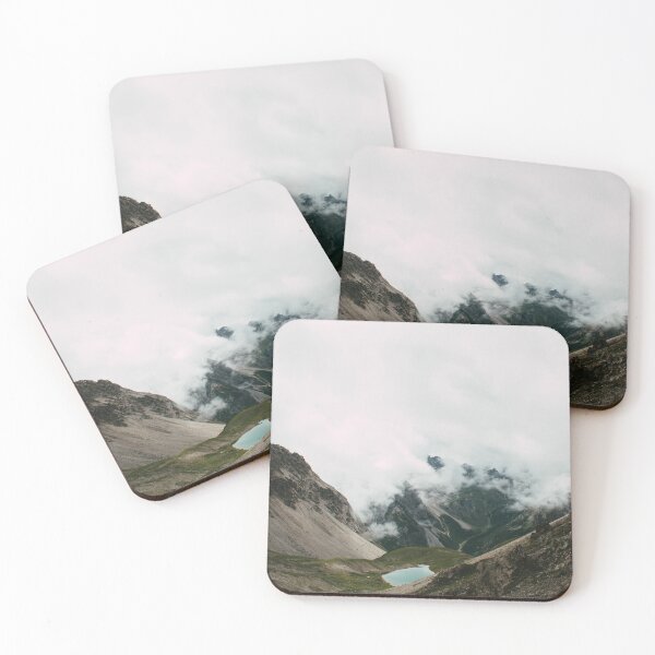 Item preview, Enchanted mountain lake in the foggy valley designed and sold by rhosbahu.