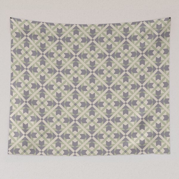 Item preview, Fractal Feather - Flower Farm - Purple, Green designed and sold by Stephanie Fiona Design.
