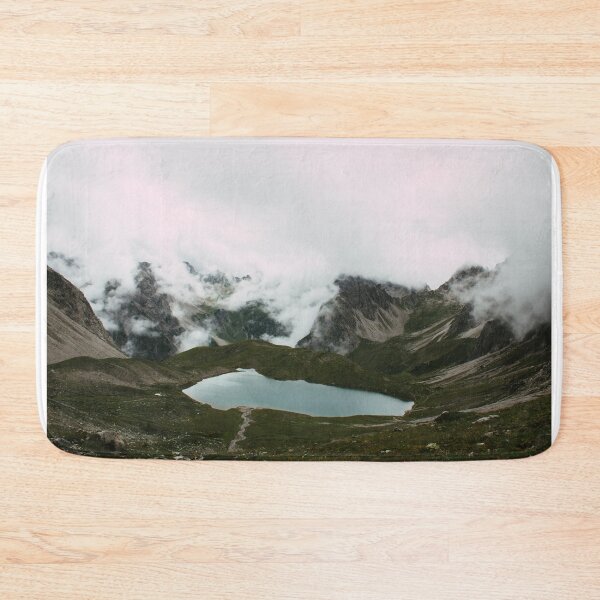 Item preview, Mountain lake in the sea of fog in the Alps designed and sold by rhosbahu.