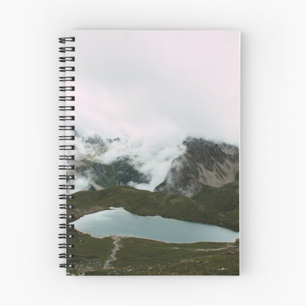 Item preview, Mountain lake in the sea of fog in the Alps designed and sold by rhosbahu.