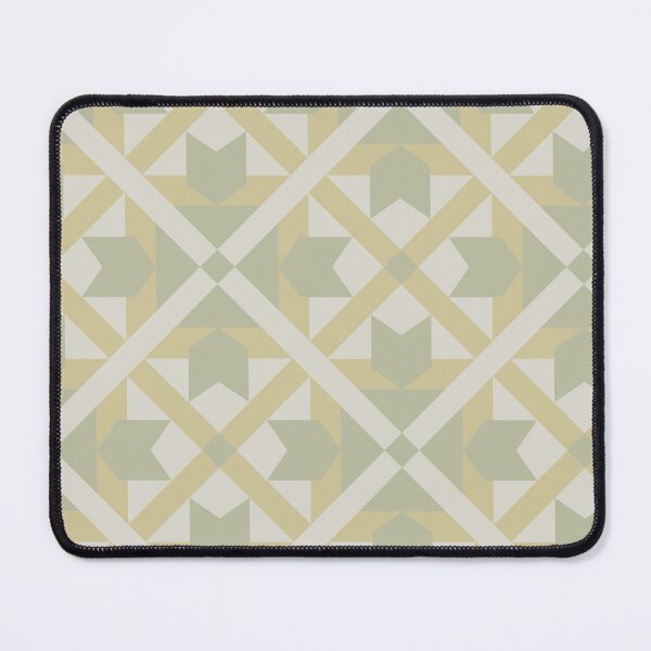 Item preview, Fractal Feather - Flower Farm - Green gold yellow designed and sold by Stephanie Fiona Design.