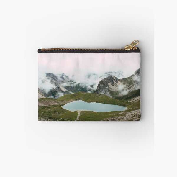 Item preview, Dreamlike mountain lake in a misty panorama designed and sold by rhosbahu.