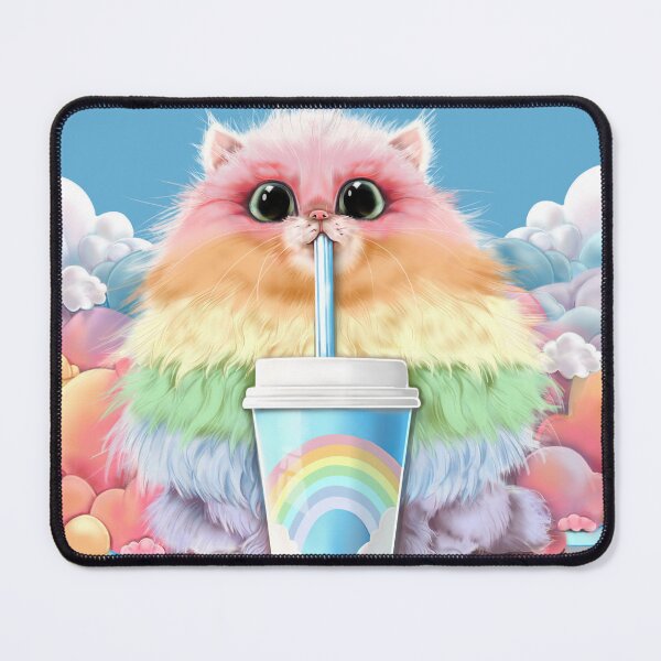 Item preview, Rainbow cat designed and sold by FlorenceBretécherArt.