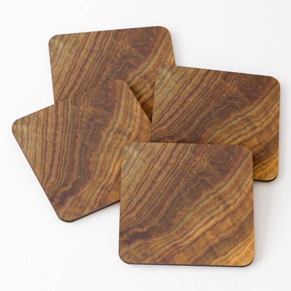 Item preview, Golden Tiger's Eye Striped Gemstone Texture designed and sold by SurfaceCraft Studio.