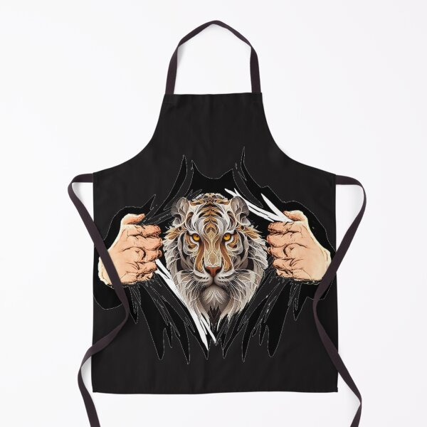 Item preview, "The Tiger's Hidden Power: A 3D Torn Design Reveals the Tiger's Stunning Face" designed and sold by thechoice1.