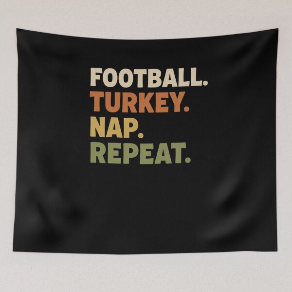 Item preview, Thanksgiving Football Nap Repeat designed and sold by SofenArt.