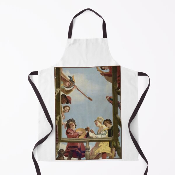 Item preview, Musical group on a balcony (1622) designed and sold by Piece Of Time.