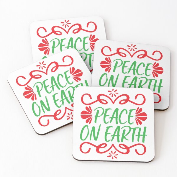 Item preview, Peace on Earth - Universal Christmas Message Slogan Tee designed and sold by FuzionRaptor.