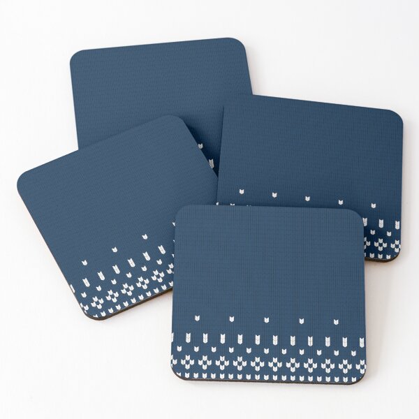 Item preview, Minimalist Snowflake Knit Border designed and sold by vechone.