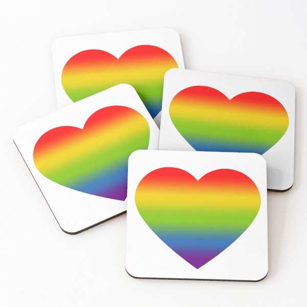 Item preview, Rainbow Heart with Ombre Shading designed and sold by LindaCooke.