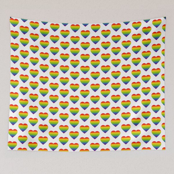 Item preview, Rainbow Heart with Ombre Shading designed and sold by LindaCooke.