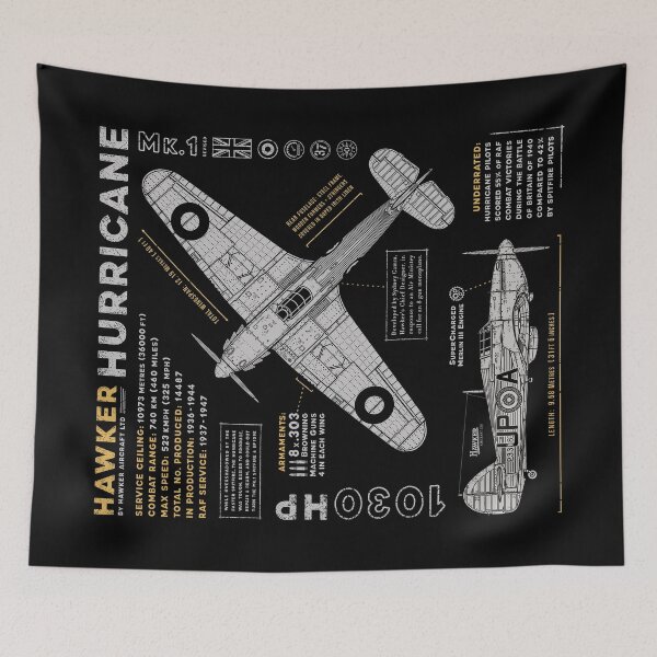 Item preview, Hawker Hurricane designed and sold by 909 Apparel®.