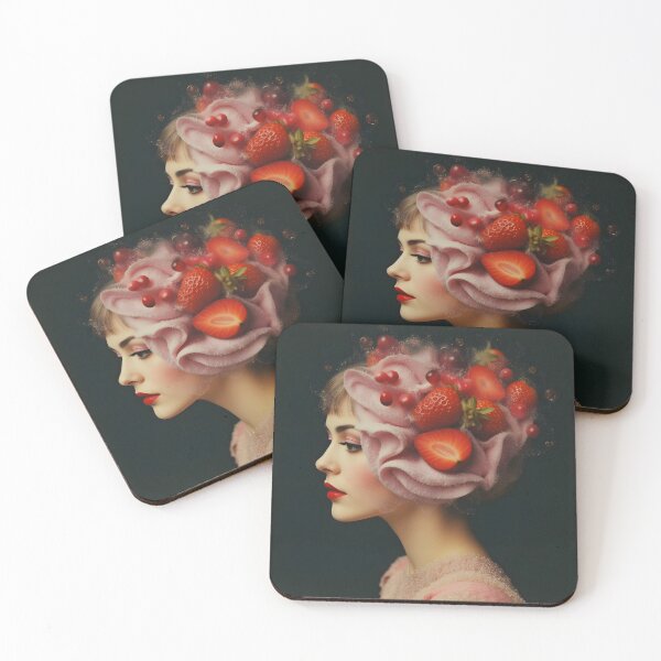 Item preview, Woman with Strawberry Headdress designed and sold by Angelandspot.