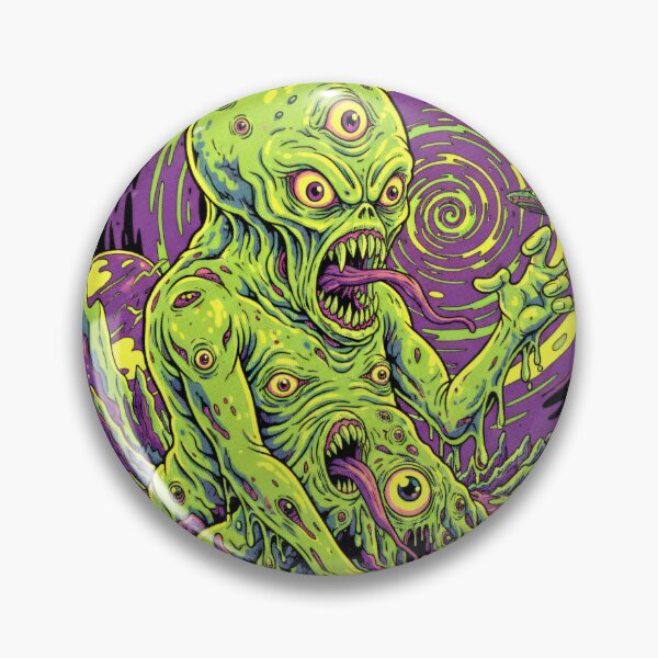 Item preview, Cosmic Slime The Viscous Void - Psychedelic Alien Monster Art designed and sold by AwesomeBeyondLimits.