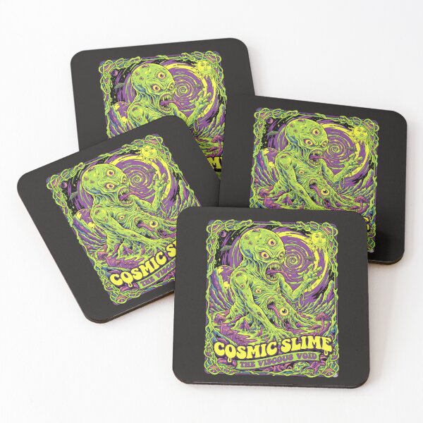 Item preview, Cosmic Slime The Viscous Void - Psychedelic Alien Monster Art designed and sold by AwesomeBeyondLimits.