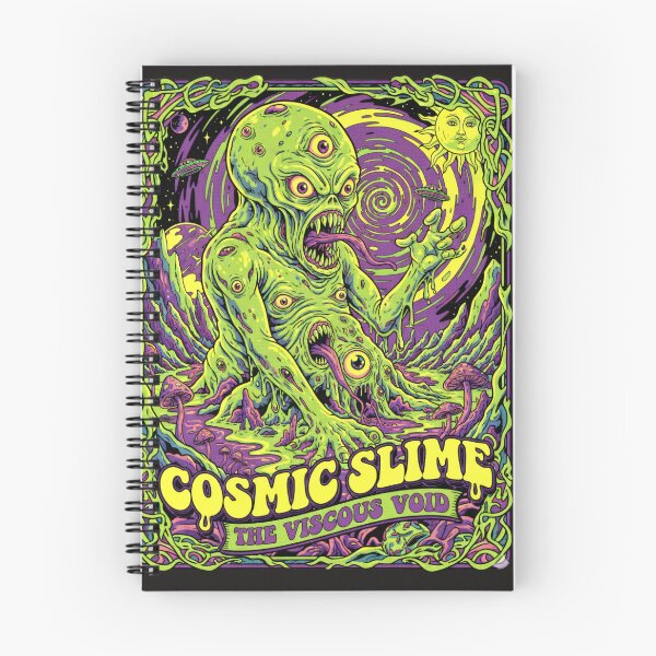Item preview, Cosmic Slime The Viscous Void - Psychedelic Alien Monster Art designed and sold by AwesomeBeyondLimits.