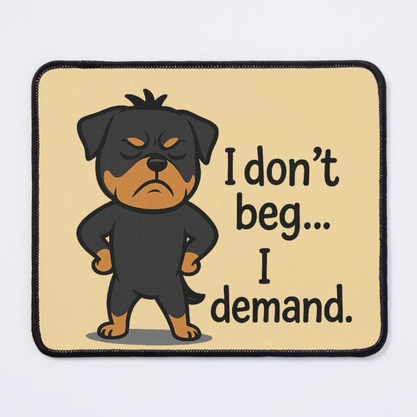 Item preview, Rottweiler - I don’t beg… I demand. designed and sold by 123ks.