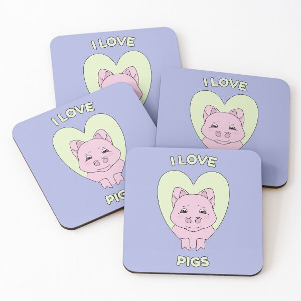Item preview, I LOVE PIGS designed and sold by HugSomeNettles.