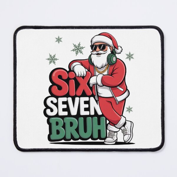 Item preview, Six Seven Bruh Santa 6 7 Christmas Funny designed and sold by J-Style-Design.