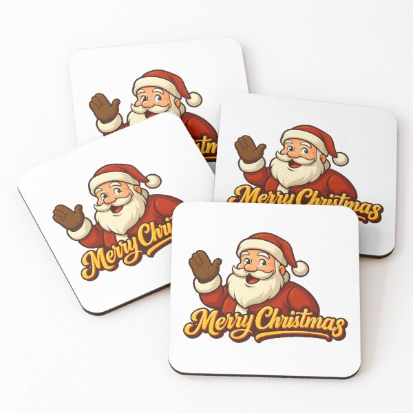 Item preview, Santa Claus Christmas Typography Art designed and sold by MrRares21.