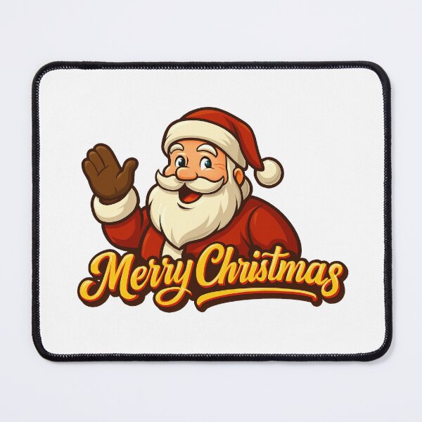 Item preview, Santa Claus Christmas Typography Art designed and sold by MrRares21.