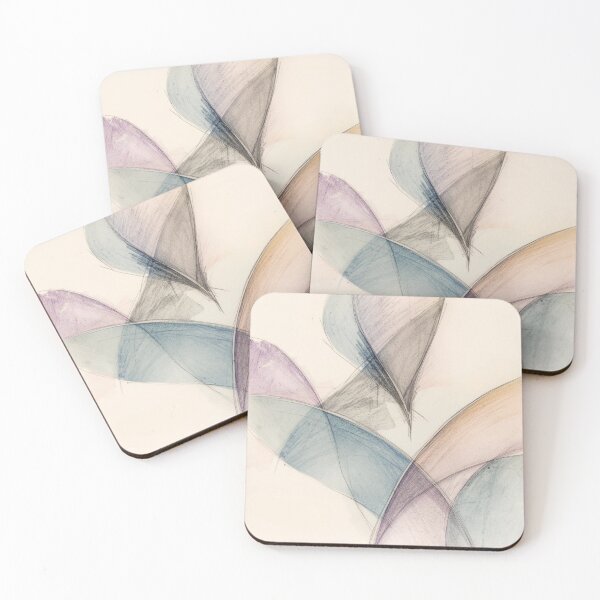 Item preview, Soft Pastel Curve Sketch designed and sold by Harmonic_Layers.