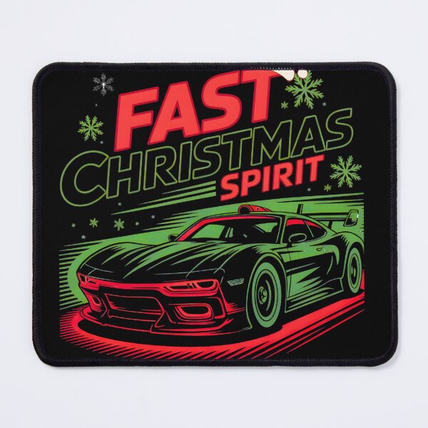 Item preview, Fast Christmas Spirit – Racing Car Holiday Design designed and sold by DK-ONE.
