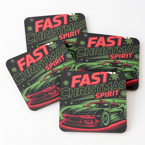 Item preview, Fast Christmas Spirit – Racing Car Holiday Design designed and sold by DK-ONE.