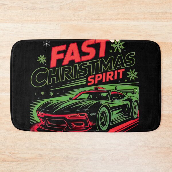 Item preview, Fast Christmas Spirit – Racing Car Holiday Design designed and sold by DK-ONE.