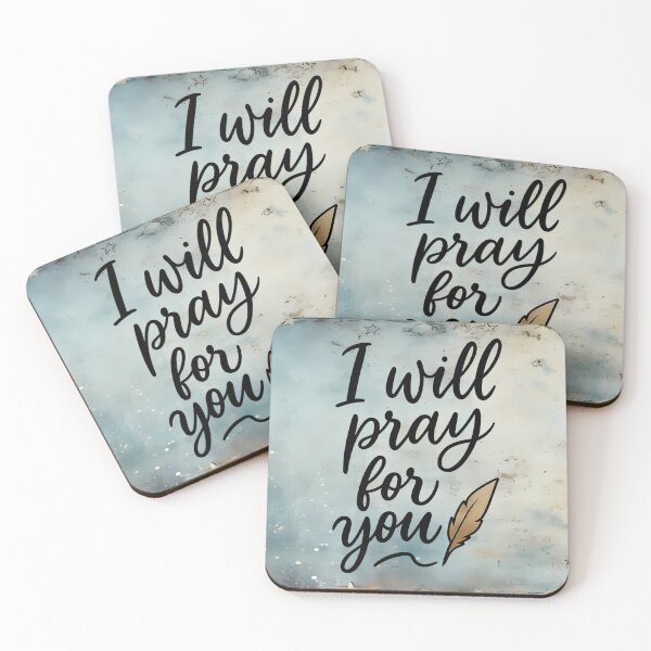 Item preview, “I Will Pray for You – Magical Feather Blessing” designed and sold by MysticOzzy.