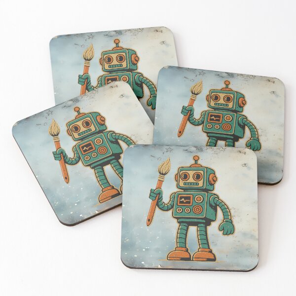Item preview, Magical Robot Artist – Creative Little Dreamer designed and sold by MysticOzzy.