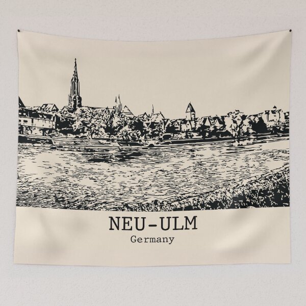 Item preview, Neu-Ulm - Germany designed and sold by Lakeric Cityscapes.