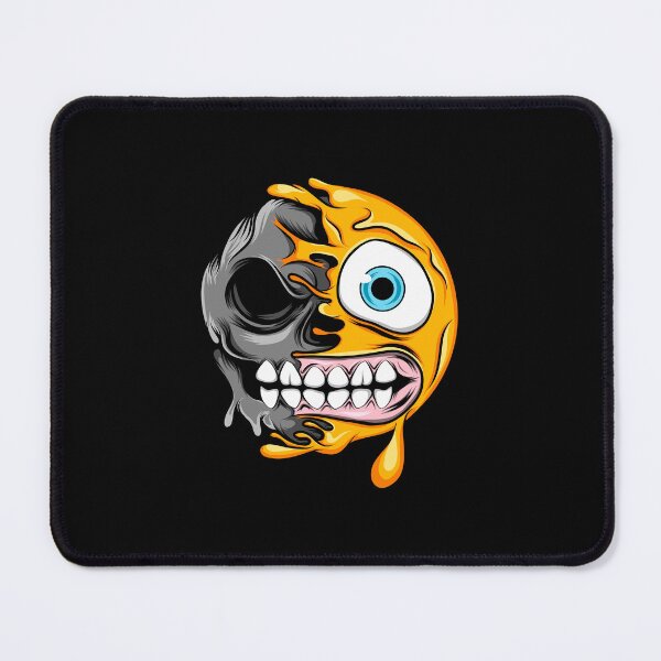 Item preview, Surprised and terrified gothic emoji designed and sold by Joncasmiart.