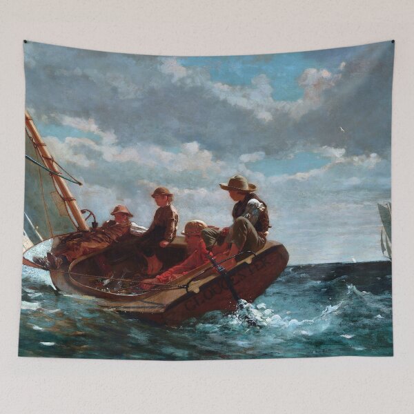 Item preview, Winslow Homer - Breezing Up designed and sold by Jon-Baran.