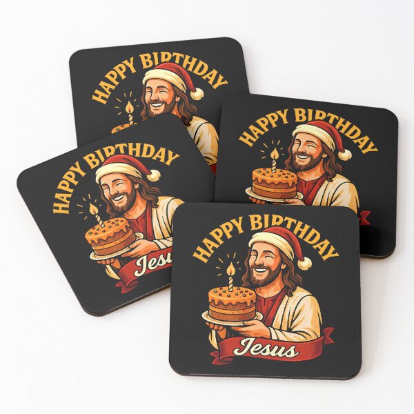 Item preview, Happy Birthday Jesus Birthday Cake designed and sold by plushism.