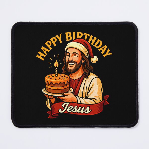 Item preview, Happy Birthday Jesus Birthday Cake designed and sold by plushism.