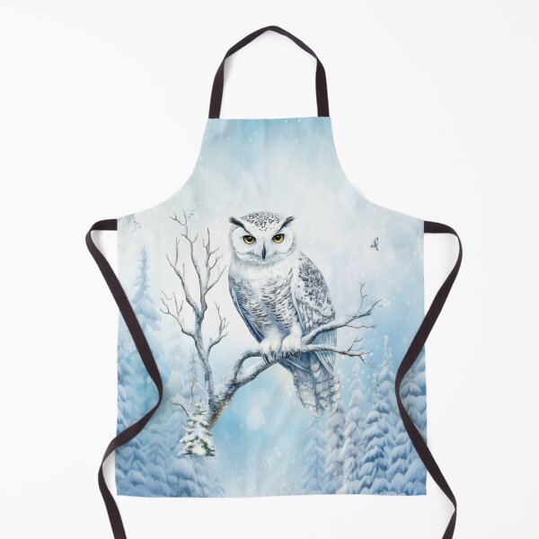 Item preview, The Winter Messenger – Enchanted Snow Owl designed and sold by MysticOzzy.