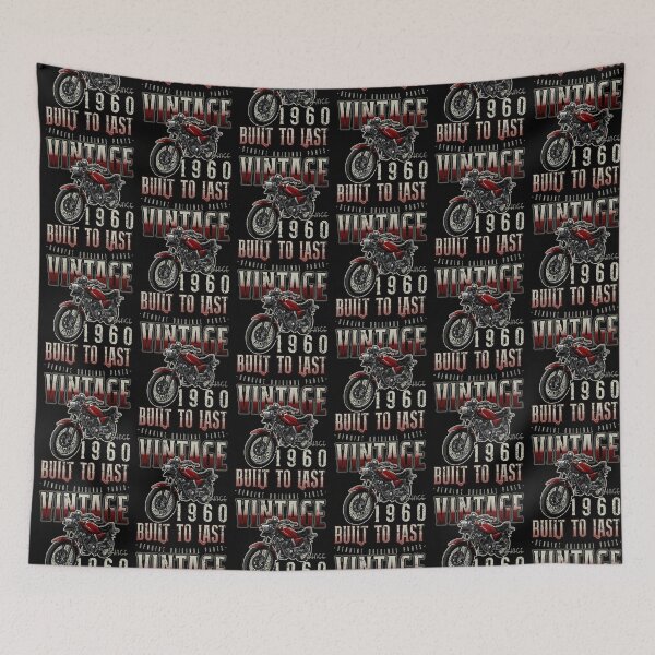 Item preview, Vintage Motorcycle Bikers Motorbike Birthday 1960 designed and sold by JRRTs.