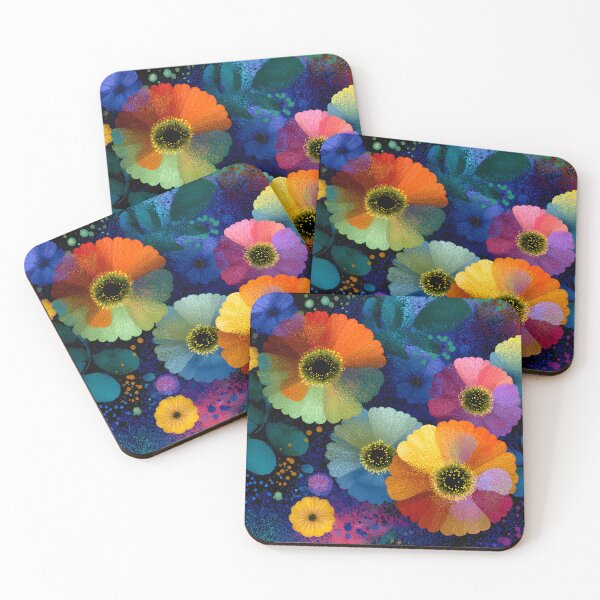 Item preview, Expressive Abstract Blossoms with Dynamic Flow designed and sold by daila70.