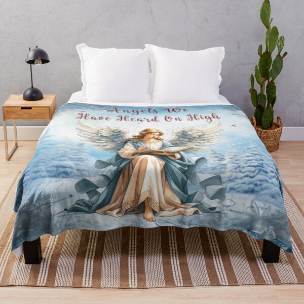 Item preview, Glorious Christmas Angel Singing – Angels We Have Heard on High Design designed and sold by MysticOzzy.
