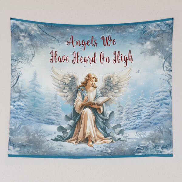 Item preview, Glorious Christmas Angel Singing – Angels We Have Heard on High Design designed and sold by MysticOzzy.