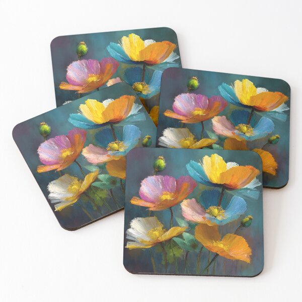 Item preview, Harmonious Floral Abstraction in Bright Colors designed and sold by daila70.