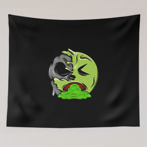 Item preview, Gothic vomit emoji designed and sold by Joncasmiart.