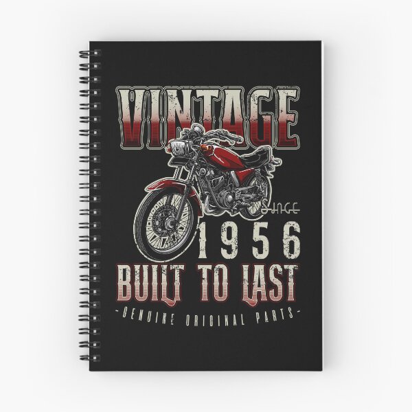 Item preview, Vintage Motorcycle Bikers Motorbike Birthday 1956 designed and sold by JRRTs.